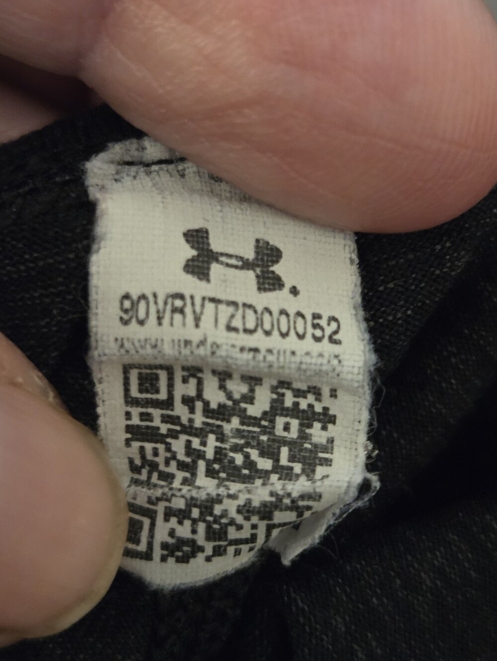Under Armour Sleek Heathered Charcoal Gray Workout Leggings - Size S - Picture 4 of 5